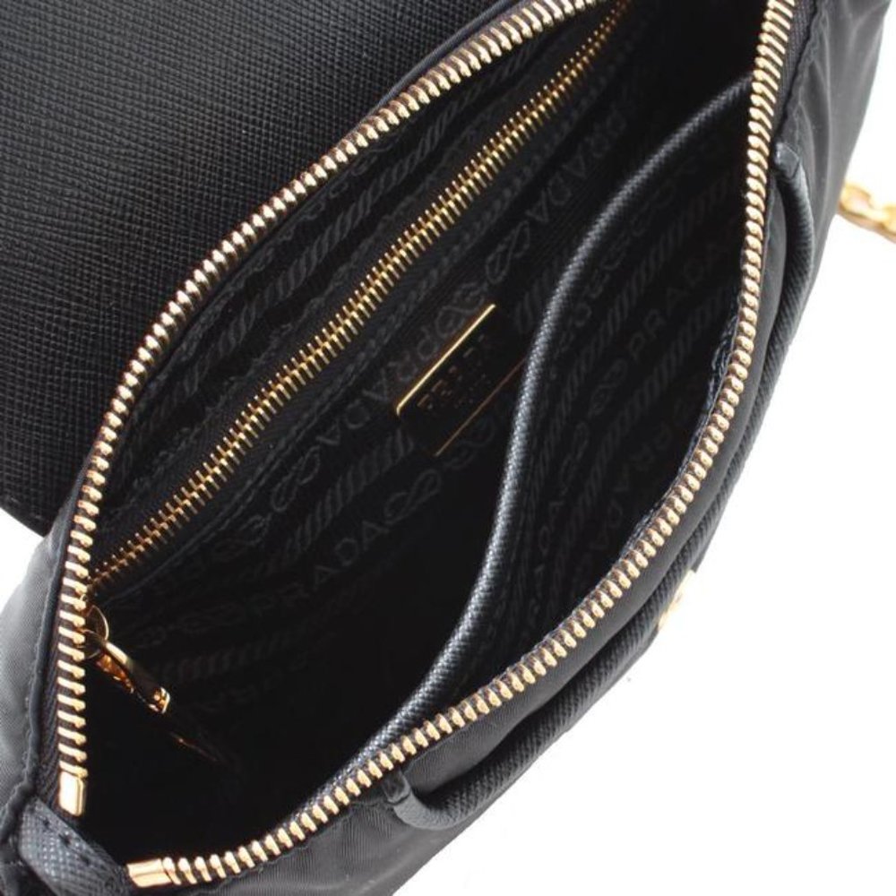 Prada Saffiano Trim Chain Handbag - Picture 2 of 2